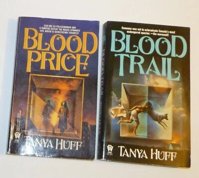 Blood trail by Tanya Huff Blood Prince books paperback Good Foto 1 de 4