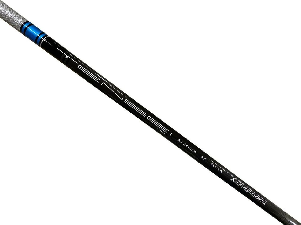 Mitsubishi Tensei AV Raw Blue 65 Stiff Flex Driver Shaft With Adapter + Grip - Image 1 of 4