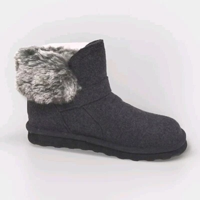 Bearpaw Women's Fur Trim Wide Koko Ankle Water Resistant Ski Winter Boots 10 NWT - Image 1 of 4