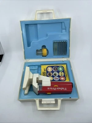 VINTAGE FISHER PRICE 1986 MICRO EXPLORER SET MICROSCOPE KIT - Image 1 of 4