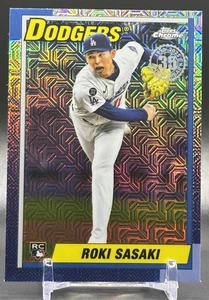 2025 Topps Update #U90C-40 Roki Sasaki LA Dodgers Silver Pack Chrome Rookie - Picture 1 of 2