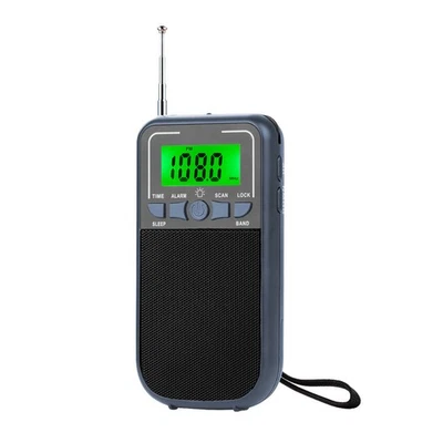 1* Compact AM/FM/SW Full-band Radio LCD Display Enhanced Signal Reception - Image 1 of 4