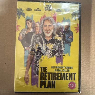 The Retirement Plan (2023 Nicolas Cage) NEW SEALED DVD - Image 1 of 2