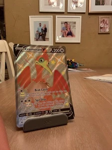 CRAMORANT V Shiny Jumbo Pokemon Card SWSH086 Black Star Promo Oversized - Picture 1 of 6