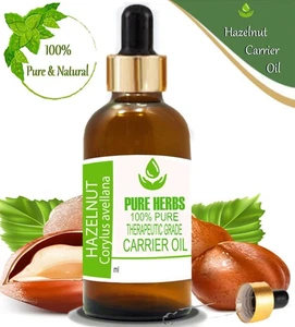 Aceite portador de avellana Corylus Avellana 100 % puro y natural de hierbas puras hX614 - Imagen 1 de 12