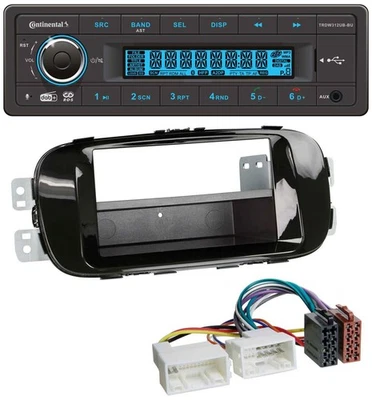 Continental MP3 DAB USB Bluetooth Autoradio für Kia Soul PS ab 14 piano-schwarz - Bild 1 von 4