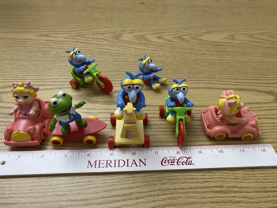 Lote de 7 juguetes para bebés McDonald’s Muppet años 80’s Foto 1 de 1