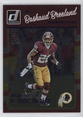 2016 Donruss Stat Line Season /81 Bashaud Breeland #300 - Image 1 of 2