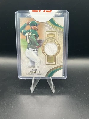 2021 Topps Tier One - Tier One Relics Jesus Luzardo #T1R-JL /399 (MEM) - Image 1 of 2