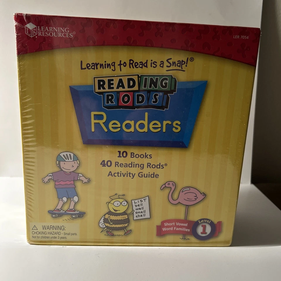 Learning Resources Kit Of 40 Reading Rods & 10Sentence Building Books Level 1 - Image 1 of 4