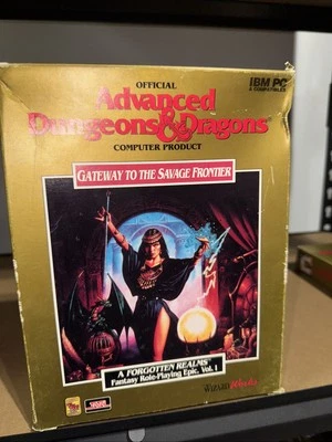 Advanced D&D Gateway to the Savage Frontier IBM PC Game Complete 5.25" Floppy - Image 1 of 4