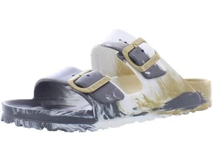 Birkenstock Unisex Arizona Essentials Slide-On Sandal glamour, gold multi US 10 - Picture 1 of 6