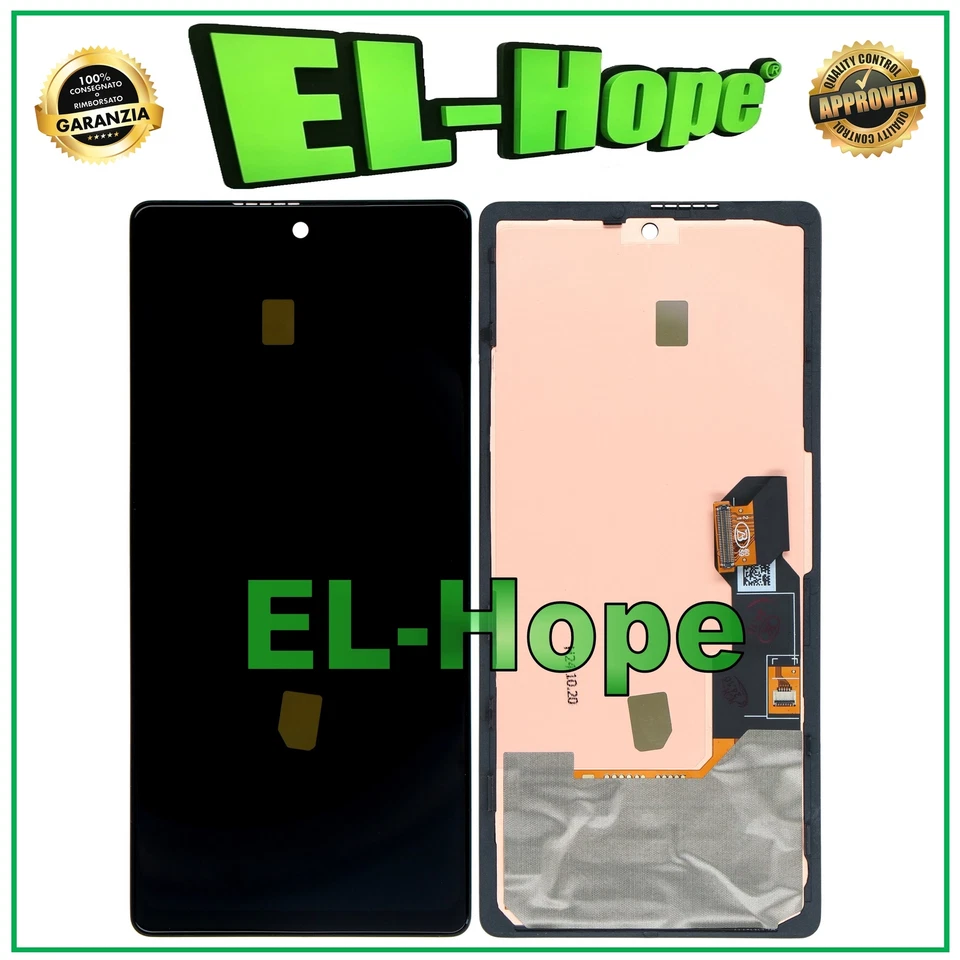 DISPLAY OLED PER GOOGLE PIXEL 6A GX7AS GB62Z G1AZG TOUCH SCHERMO LCD VETRO