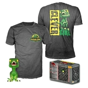 EXCLUSIVA VELOCIRAPTOR + CAMISETA MEDIANA FUNKO POP JURASSIC PARK #888 PRE-ORDEN - Imagen 1 de 6