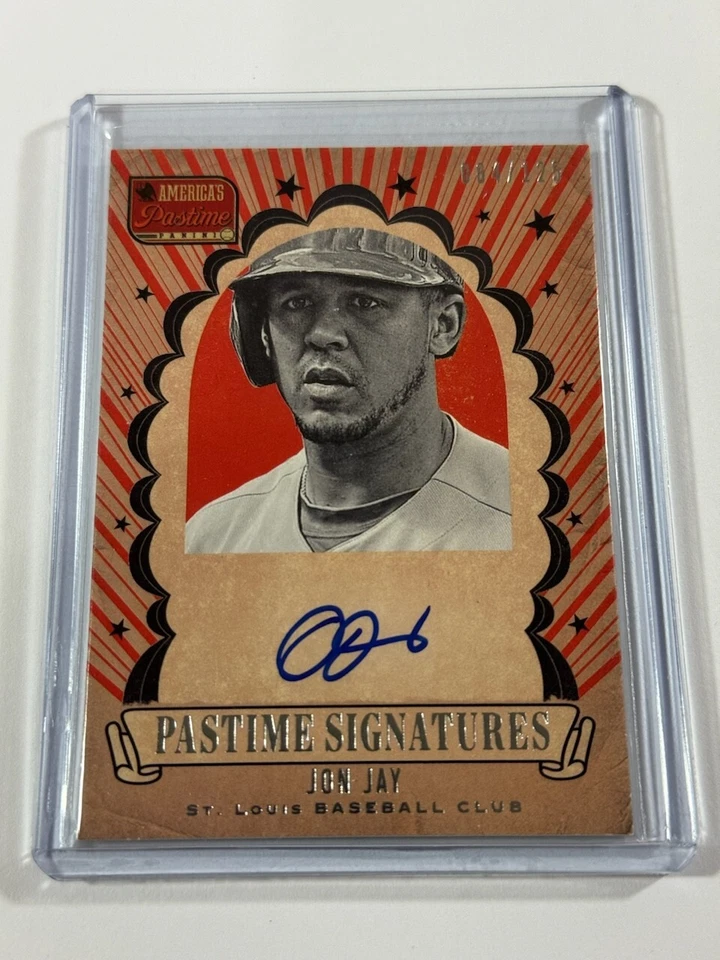 2013 Panini America's Pastime Pastime Signatures /125 Jon Jay #JJ Auto - Image 1 of 2