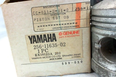 NOS YAMAHA XS1 XS2 TX650 1970 - 1973 PISTÓN 1 O/S 0.25 256-11635-02-00 Foto 1 de 4