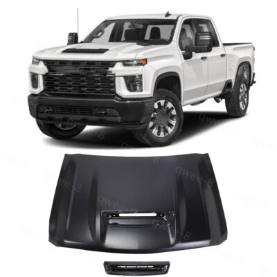 GM1230469 84456263 Hood Panel Fits 2017-2019 Chevrolet Silverado 2500 3500 HD - Изображение 1 из 4