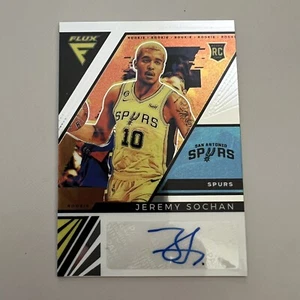 2022-23 Panini Flux Jeremy Sochan Spurs Rookie Auto - Picture 1 of 6