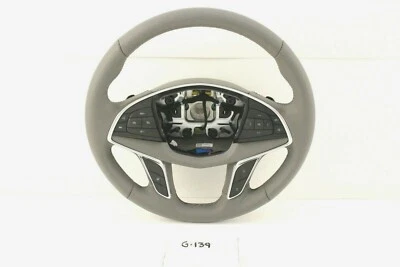 New GM OEM Leather Steering Wheel Cadillac XT5 2017-2021 Titanium Grey 84214049 - Image 1 of 3