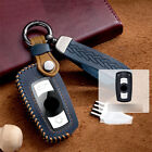 Genuine Leather Car Smart Key Fob Case Cover For Bmw 12 3 4 5 6 7 M2 M3 M4 M5 M6
