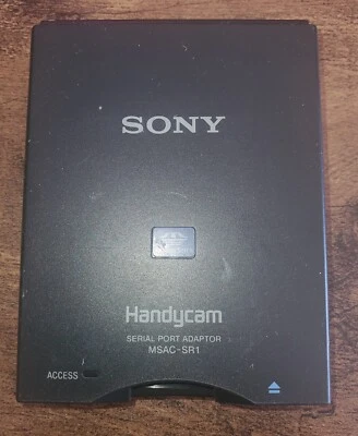 SONY Handycam Serial Port Adaptor MSAC-SR1 Memory Stick Card No Power Chord - Image 1 of 4