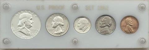 1952 US Proof Set in Capital Plastic Holder Cover
