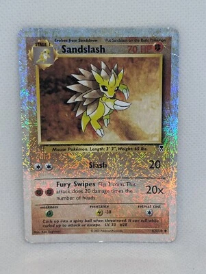 Sandslash Pokemon TCG Reverse Holo Rare Legendary Collection Nintendo - Image 1 of 3