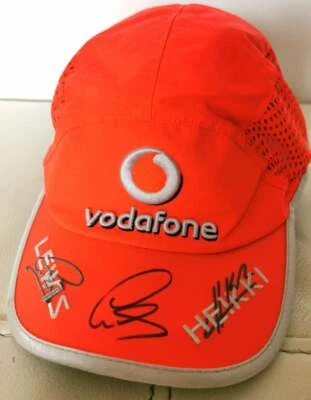 Lewis Hamilton F1, McLaren Mercedes 7X World Champion signed baseball cap  - Image 1 of 4
