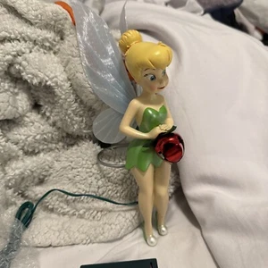 Disney Limited Edition Rare Tinkerbell Tree Topper Fiber Optic Wings - Picture 1 of 3