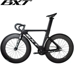 BXT Carbon 700C Track Bike 49/52/54/57 Fixed Gear Road Bicycle Accept Any Custom - Picture 1 of 7