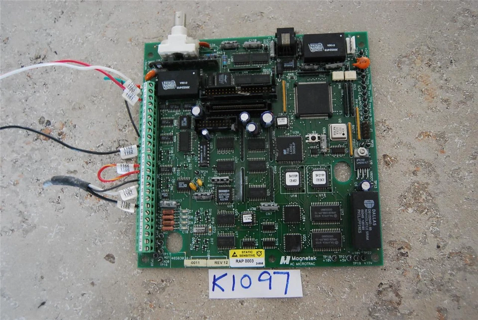 MAGNETEK DRIVE BOARD 46S03034-0011 REV12  MICROTRAC 3 HP THRU SCHP  STOCK K1097 - Image 1 of 1
