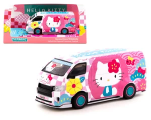 Tarmac Works 1:64 Toyota Hiace Widebody Hello Kitty Capsule Summer Festival - Picture 1 of 1