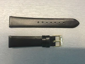 Banda 201 Kalbsleder Uhrenarmband schwarz 18 mm bis 24 mm - Bild 1 von 4