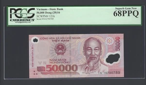 Viet Nam 50000 Dong 2016 P121k Uncirculated Grade 68 - Picture 1 of 2