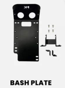 "BASH PLATE, BLACK" FIT FOR ROYAL ENFIELD INTERCEPTOR & GT 650 - Picture 1 of 2