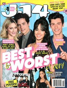 J-14 Magazine January 2020 Best & Worst of 2019 Riverdale Shawn Mendes + POSTERS - Imagen 1 de 4