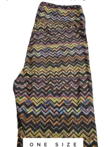 LuLaRoe OS Legging Aztec Geometric Shapes Chevron Super Major Unicorn One Size - Picture 1 of 12