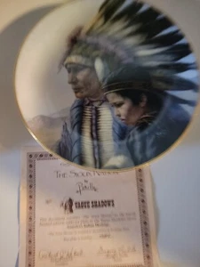 American Indian Heritag Decor Plate with COA "The Sioux Nation" (1m) - Picture 1 of 3