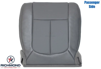 Ford F250 F350 F450 XL 2011-2016 - Cubierta de asiento de vinilo inferior del lado del pasajero gris Foto 1 de 4