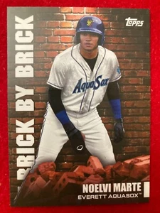Noelvi Marte 2022 Topps Pro Debut Brick by Brick Insert #BB-6 Seattle Mariners - Picture 1 of 4