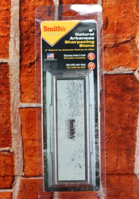 Smith's 6" pedra de afiar natural Arkansas média para facas e ferramentas MBS6 EUA - Imagem 1 de 4