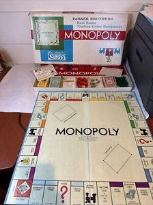 Vintage 1961 Monopoly Board Game by Parker Brothers Classic Original - Picture 1 of 13