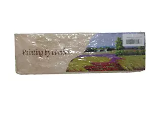 Meer Sonnenuntergang Malen nach Zahlen Kit - 12"x16" gerahmte Leinwand für Wanddekoration NEU - Bild 1 von 8