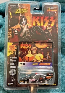Johnny Lightning 1/64 KISS Funny Car #14 Paul Stanley New 1997 Vintage - Picture 1 of 5