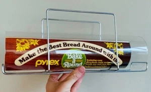 Vintage Pyrex 990 Bake A Round Brotteig Glas Backrohr Original USA - Bild 1 von 1