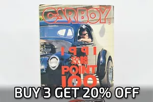 Carboy Jap Tuning Magazine 03 1991 MR2 MX5 Silvia R32 JDM Drifting Option Import - Imagen 1 de 2