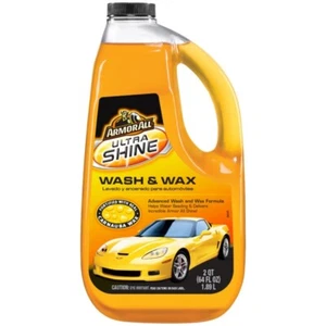 Ultra Shine Wash and Wax Cleaning Home Work Motorcycle Car 64 FL OZ Bottle New - Picture 1 of 10