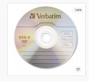 2 Verbatim 4.7GB 16X DVD-R - Picture 1 of 1