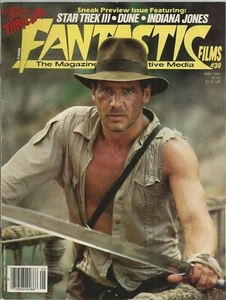 Fantastic Films 1984 May #39 Star Trek Indiana Jones Vintage Magazine - Picture 1 of 2
