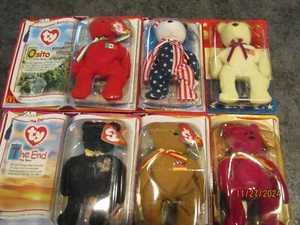 Ty McDonalds International Bears II, Lot of 6 The End, Teenie Beanie Babies 2000 - Picture 1 of 8
